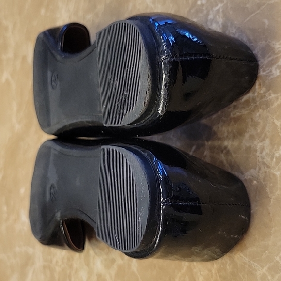A New Day Black Patent Slip-on Pointed-toe Ballet Flats, Sz 7.5 - Picture 14 of 16